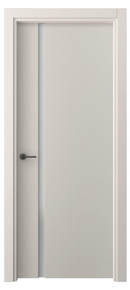 Межкомнатная дверь Freedom 4222 ПЭТ светло-серый Сатинированное стекло Цена 36099 ₽ | Volhovec