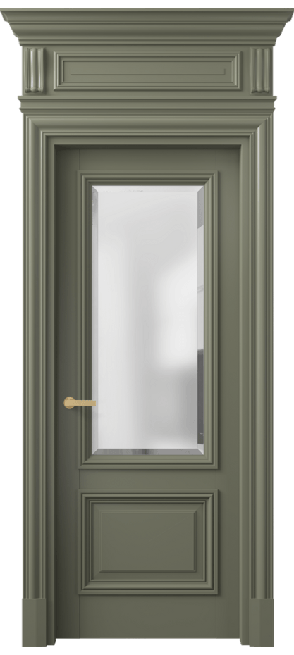 Дверь межкомнатная Antique 7302 Бук оливковый тёмный Сатинированное стекло с фацетом, 6 мм КЭП + Объёмный фриз + Карниз БОТ Цена 155229 ₽ Наличники уже входят в базовый комплект. Фабрика дверей Волховец 8 (800) 551 43 19 Межкомнатная дверь Antique 7302 Бук оливковый тёмный Сатинированное стекло с фацетом, 6 мм Цена 155229 ₽ | Volhovec