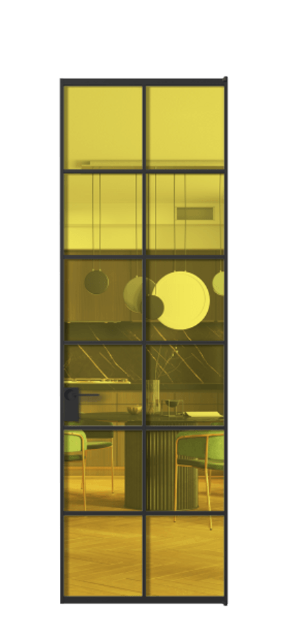 Алюминиевая дверь АЛПЛ040.05 Алюминий Черный Прозрачное жёлтое стекло, триплекс. Без короба чер Цена 124530 Стоимость комплекта двери включает:
1. Полотно (600/650/700/750/800/850/900/950*2000-2400 мм).
2. Короб
3. Комплект фурнитуры (2 торцевые петли и магнитный замок с ответной планкой). Фабрика дверей Волховец 8 (800) 551 43 19 Алюминиевая дверь АЛПЛ040.05 Алюминий Черный Прозрачное жёлтое стекло, триплекс Цена 124530 | Volhovec