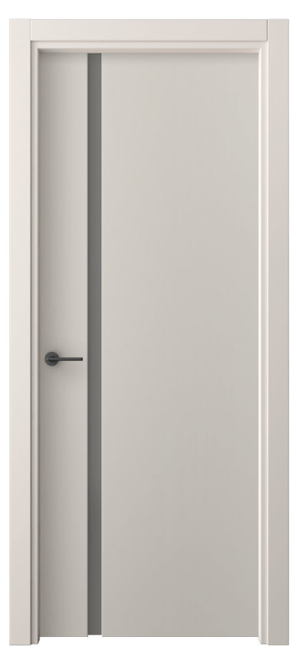 Межкомнатная дверь Freedom 4222 ПЭТ светло-серый Сатинированное серое стекло, триплекс, 8 мм Цена 36099 ₽ | Volhovec