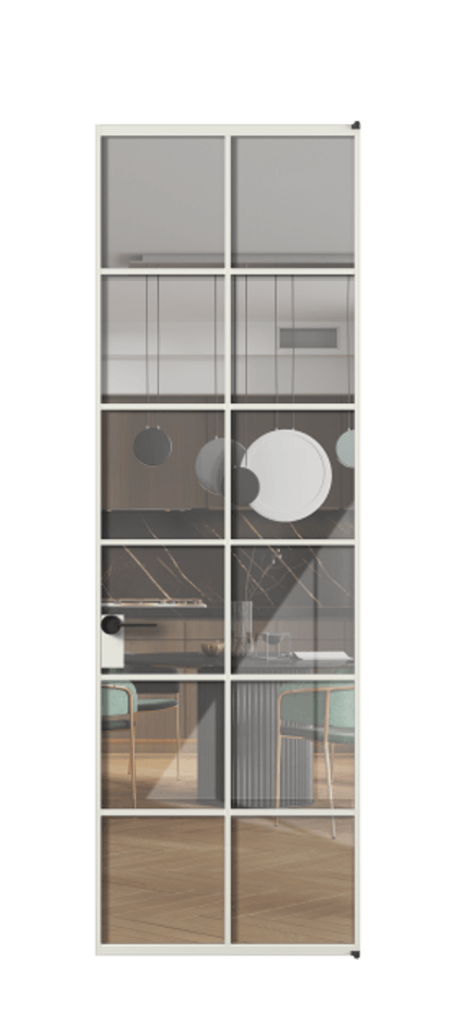 Алюминиевая дверь АЛПЛ040.05  Алюминий серый Рефлективное прозрачное стекло "Stopsol", калёное, 6мм. Без короба АСР  Цена 163670 Стоимость комплекта двери включает: 
1. Полотно (600/650/700/750/800/850/900/950*2000-2400 мм).
2. Короб
3. Комплект фурнитуры (2 торцевые петли и магнитный замок с ответной планкой). Фабрика дверей Волховец 8 (800) 551 43 19  Алюминиевая дверь АЛПЛ040.05 Алюминий серый Рефлективное прозрачное стекло "Stopsol", калёное, 6мм Цена 163670  | Volhovec