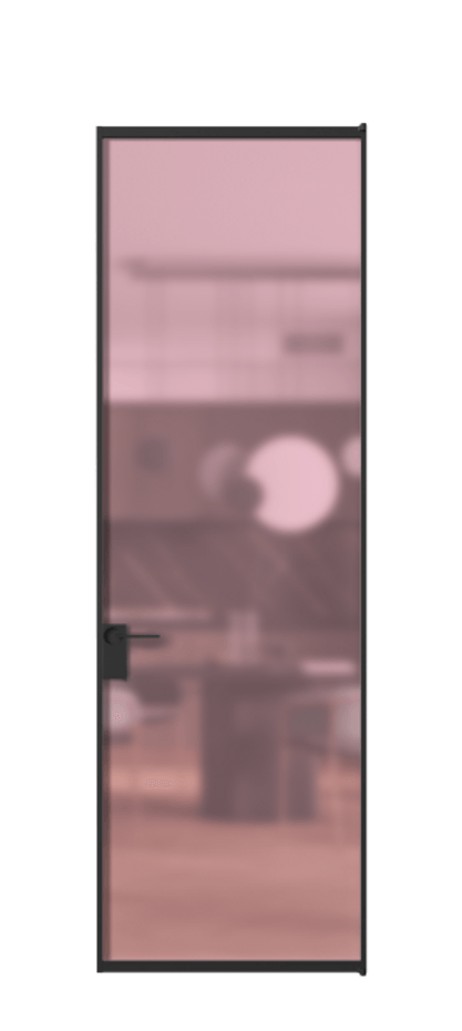 Алюминиевая дверь АЛПЛ040.01  Алюминий Черный Сатинированное розовое стекло, триплекс, 6мм. Без короба чер Цена 125490 Стоимость комплекта двери включает: 
1. Полотно (600/650/700/750/800/850/900/950*2000-2400 мм).
2. Короб
3. Комплект фурнитуры (2 торцевые петли и магнитный замок с ответной планкой). Фабрика дверей Волховец 8 (800) 551 43 19  Алюминиевая дверь АЛПЛ040.01 Алюминий Черный Сатинированное розовое стекло, триплекс, 6мм Цена 125490  | Volhovec