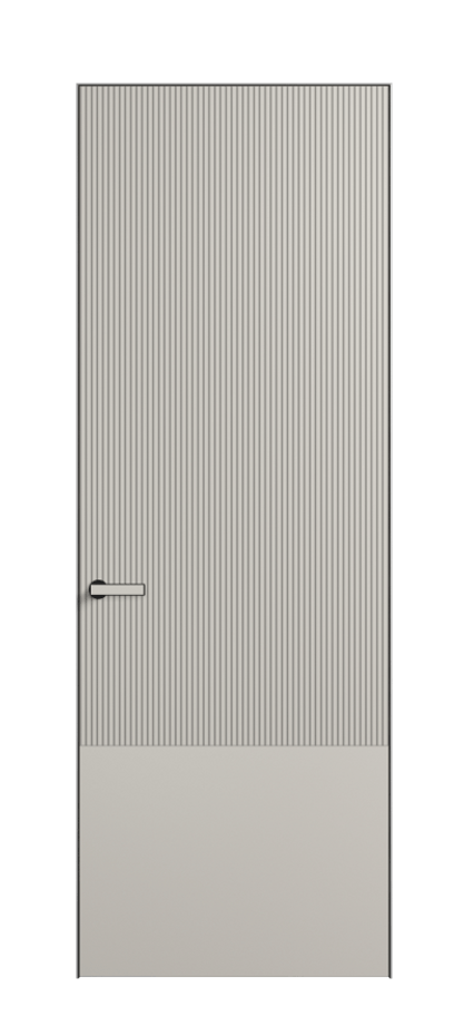 Дверь межкомнатная Velvet АКП 8203 Матовый облачно-серый. Скрытый короб Черный Цена 66689 . Фабрика дверей Волховец 8 (800) 551 43 19 Межкомнатная дверь Velvet АКП 8203 Матовый облачно-серый. Цена 66689  | Volhovec