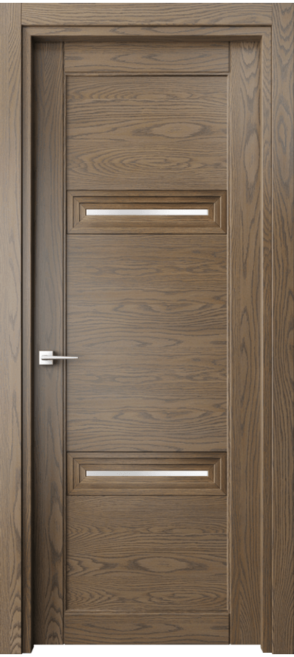 Межкомнатная дверь Ego 6113 Дуб мраморный Сатинированное стекло Цена 119299 ₽ | Volhovec