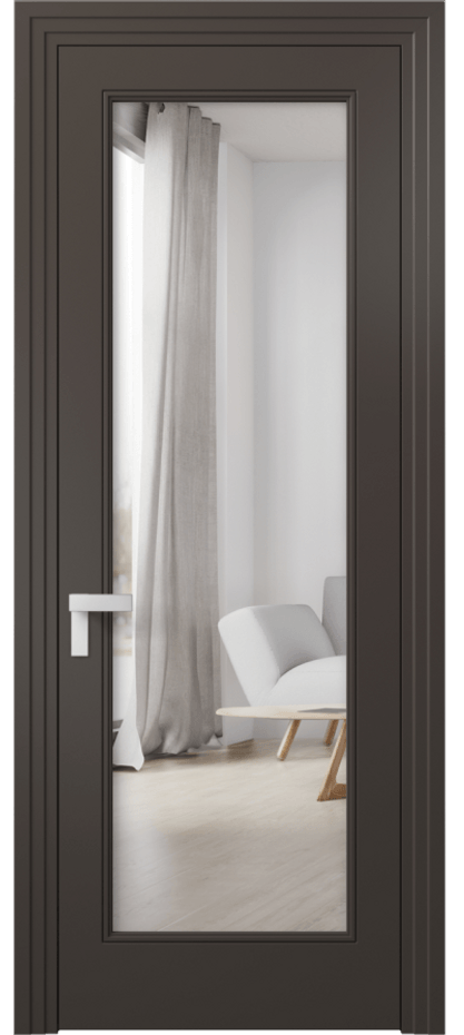 Дверь межкомнатная Rocca 8300 Матовый антрацит Двустороннее зеркало, триплекс 8 мм Каскадный компланарный наличник МАН Цена 79899 ₽ Наличники уже входят в базовый комплект. Фабрика дверей Волховец 8 (800) 551 43 19 Межкомнатная дверь Rocca 8300 Матовый антрацит Двустороннее зеркало, триплекс 8 мм Цена 79899 ₽ | Volhovec