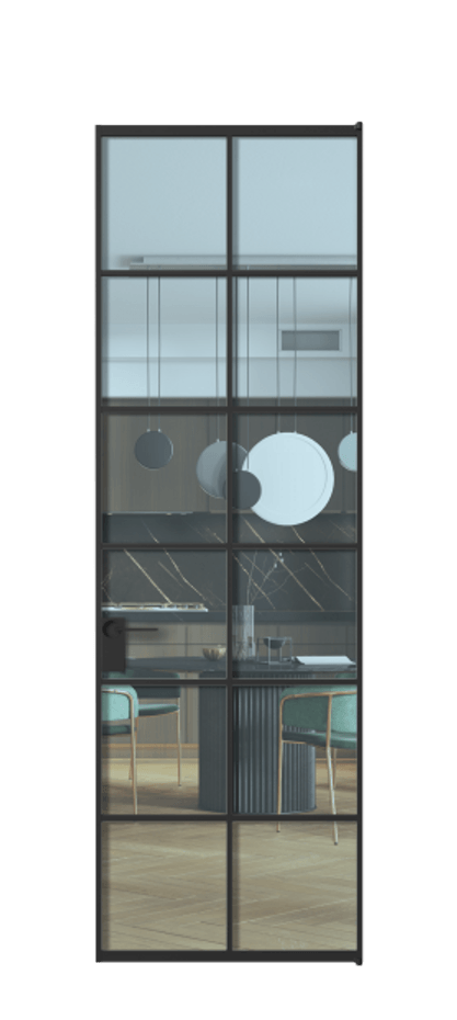 Алюминиевая дверь АЛПЛ040.05 Алюминий Черный Прозрачное голубое стекло, триплекс. Без короба чер Цена 124530 Стоимость комплекта двери включает:
1. Полотно (600/650/700/750/800/850/900/950*2000-2400 мм).
2. Короб
3. Комплект фурнитуры (2 торцевые петли и магнитный замок с ответной планкой). Фабрика дверей Волховец 8 (800) 551 43 19 Алюминиевая дверь АЛПЛ040.05 Алюминий Черный Прозрачное голубое стекло, триплекс Цена 124530 | Volhovec