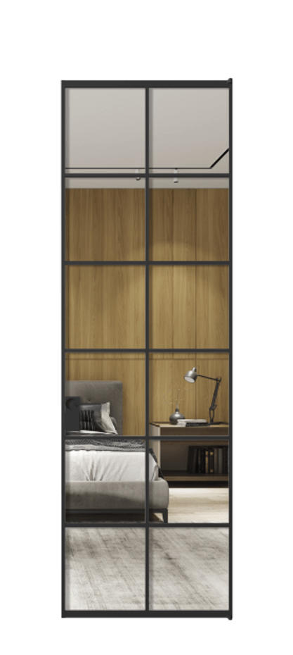 Алюминиевая дверь АЛПЛ040.05  Алюминий Черный Двустороннее зеркало, триплекс 6 мм, триплекс 6 мм. Без короба чер Цена 136090 Стоимость комплекта двери включает: 
1. Полотно (600/650/700/750/800/850/900/950*2000-2400 мм).
2. Короб
3. Комплект фурнитуры (2 торцевые петли и магнитный замок с ответной планкой). Фабрика дверей Волховец 8 (800) 551 43 19  Алюминиевая дверь АЛПЛ040.05 Алюминий Черный Двустороннее зеркало, триплекс 6 мм, триплекс 6 мм Цена 136090  | Volhovec