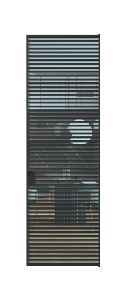 Алюминиевая дверь АЛПЛ040.07  Алюминий Черный Прозрачное голубое стекло, триплекс, 6мм. Без короба чер Цена 208990 Стоимость комплекта двери включает: 
1. Полотно (600/650/700/750/800/850/900/950*2000-2400 мм).
2. Короб
3. Комплект фурнитуры (2 торцевые петли и магнитный замок с ответной планкой). Фабрика дверей Волховец 8 (800) 551 43 19  Алюминиевая дверь АЛПЛ040.07 Алюминий Черный Прозрачное голубое стекло, триплекс, 6мм Цена 208990  | Volhovec