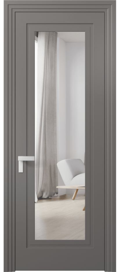 Дверь межкомнатная Rocca 8303 Матовый классический серый Двустороннее зеркало, триплекс, 7 мм Каскадный компланарный наличник МКЛС Цена 77899 ₽ Наличники уже входят в базовый комплект. Фабрика дверей Волховец 8 (800) 551 43 19 Межкомнатная дверь Rocca 8303 Матовый классический серый Двустороннее зеркало, триплекс, 7 мм Цена 77899 ₽ | Volhovec