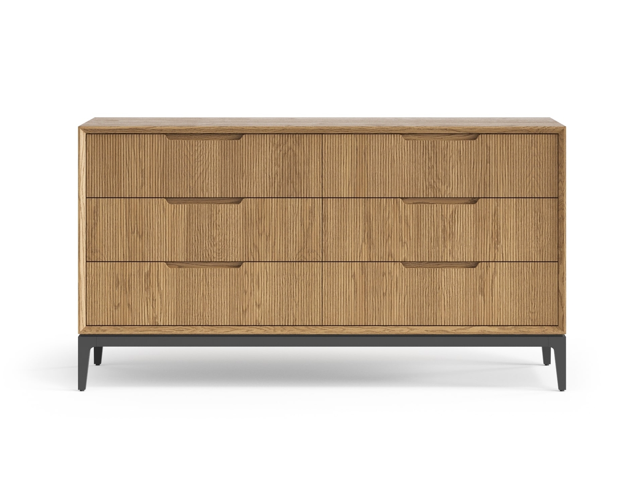 Комод Velvet 6 ящиков дуб мускатный матовый