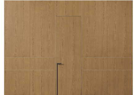 Панели для отделки стен Стеновая панель в древесной отделке Дуб сепия матовый. Цвет Дуб сепия матовый. Материал Шпон Naturwood. Коллекция Древесные отделки. Картинка.