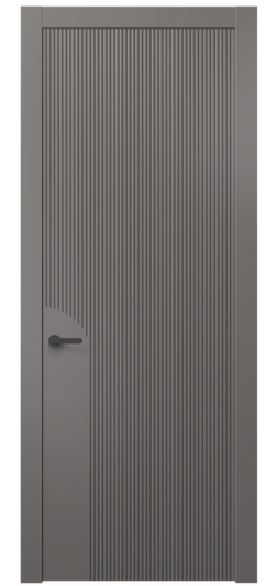 Дверь межкомнатная 8625 МКЛС . Цвет Матовый классический серый. Материал Гладкая эмаль. Коллекция Dune. Картинка.
