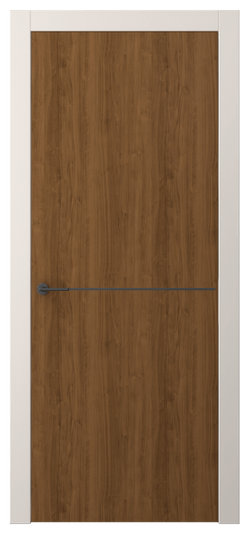 Дверь межкомнатная АКП 4207 ЛОР Лесной орех. Цвет Лесной орех. Материал Ламинатин. Коллекция Freedom. Картинка.