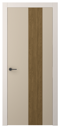 Дверь межкомнатная АКП 4225 ПЭСБ. Цвет ПЭТ светло-бежевый. Материал ПЭТ. Коллекция Freedom. Картинка.
