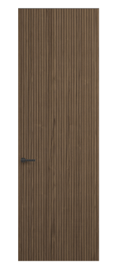 Дверь межкомнатная АКУ 0017 ОМДМР. Цвет Орех медный матовый рифт. Материал Радиальный шпон Naturwood. Коллекция Select. Картинка.