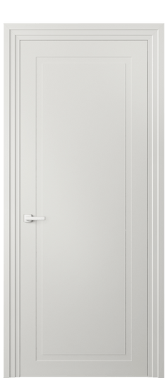 Дверь межкомнатная АКП 8001 МСР Матовый серый. Цвет Матовый серый. Материал Гладкая эмаль. Коллекция Neo Classic. Картинка.