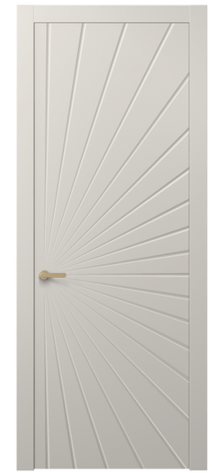 Дверь межкомнатная АКП 8649 МОС. Цвет Матовый облачно-серый. Материал Гладкая эмаль. Коллекция Alba. Картинка.