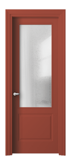 Дверь межкомнатная 8552 NCS S 3040-Y80R ЛЕД. Цвет NCS NCS S 3040-Y80R. Материал Гладкая эмаль. Коллекция Esse. Картинка.