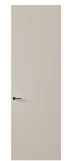Дверь межкомнатная 0010 АКП МСБЖ. Цвет Матовый светло-бежевый. Материал Гладкая эмаль. Коллекция Planum Pro. Картинка.