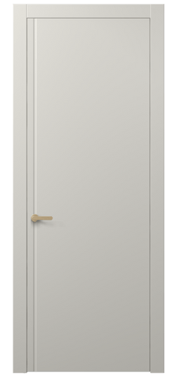 Дверь межкомнатная 8644 МТСР. Цвет Матовый тёплый серый. Материал Гладкая эмаль. Коллекция Alba. Картинка.