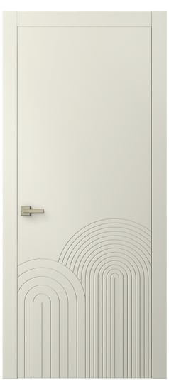Дверь межкомнатная 8059 ММБ. Цвет Матовый молочно-белый. Материал Гладкая эмаль. Коллекция Linea. Картинка.