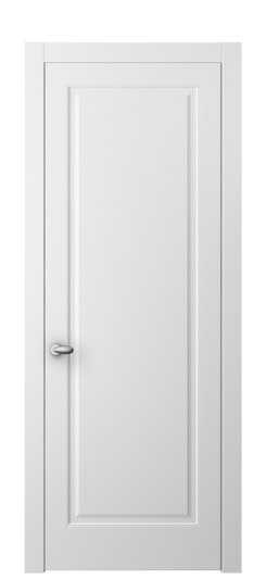 Дверь межкомнатная АКП 8501 МБЛ Матовый белоснежный. Цвет Матовый белоснежный. Материал Гладкая эмаль. Коллекция Esse. Картинка.
