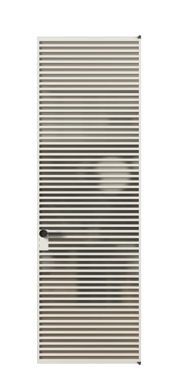 Дверь межкомнатная АЛПЛ040.06 Бронза сатин триплекс АСР. Цвет Алюминий серый. Материал Алюминий в эмали. Коллекция Formato. Картинка.