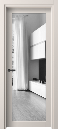 Межкомнатная дверь 2102 ПЭТБ Двустороннее зеркало. Цвет ПЭТ тёплый-белый. Материал ПЭТ. Коллекция Neo. Фото. Дверь межкомнатная 2102 ПЭТБ Двустороннее зеркало. Цвет ПЭТ тёплый-белый. Материал ПЭТ. Коллекция Neo. Картинка.