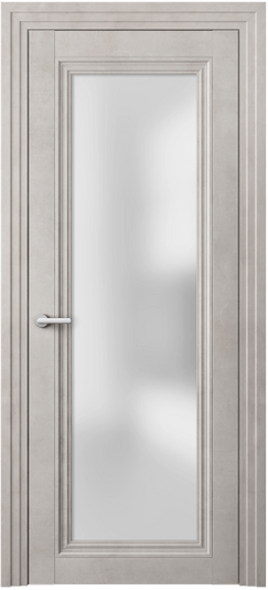 Дверь межкомнатная 2502 ЛСЕ САТ. Цвет Леон серебро. Материал Teknofoil Ламинатин. Коллекция Centro. Картинка.