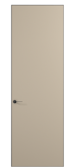 Дверь межкомнатная 0010 ПЭСК . Цвет ПЭТ серо-коричневый . Материал ПЭТ. Коллекция Planum Pro. Картинка.