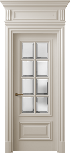 Дверь межкомнатная 7316 БСБЖ САТ-Ф. Цвет Бук светло-бежевый. Материал Массив бука эмаль. Коллекция Antique. Картинка.