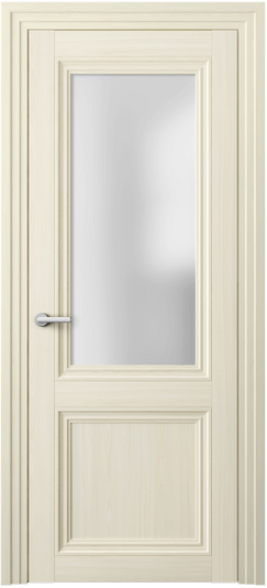 Дверь межкомнатная 2524 МОЯ САТ. Цвет Молочный ясень. Материал Ciplex ламинатин. Коллекция Centro. Картинка.