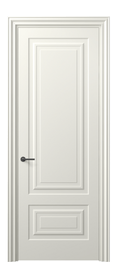 Дверь межкомнатная 8441 МЖМ. Цвет Матовый жемчужный. Материал Гладкая эмаль. Коллекция Маскот. Картинка.