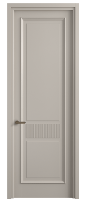 Дверь межкомнатная 6717 МСБЖ. Цвет Матовый светло-бежевый. Материал Гладкая эмаль. Коллекция Шарм. Картинка.