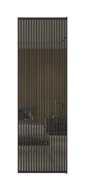 Межкомнатная дверь АЛПЛ040.07 Stopsol Bronze ЧЕР. Цвет Алюминий Черный. Материал Алюминий. Коллекция Formato. Фото. Дверь межкомнатная АЛПЛ040.07 Stopsol Bronze ЧЕР. Цвет Алюминий Черный. Материал Алюминий. Коллекция Formato. Картинка.