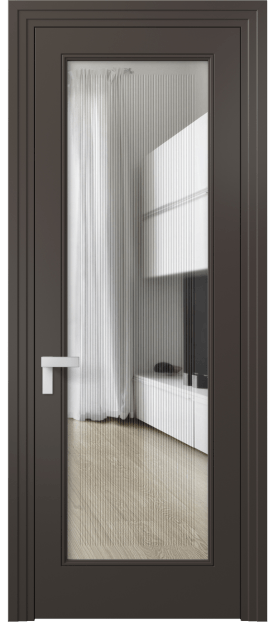 Межкомнатная дверь 8300 МАН Прозрачное стекло с гравировкой Rocca. Цвет Матовый антрацит. Материал Гладкая эмаль. Коллекция Rocca. Фото. Дверь межкомнатная 8300 МАН Прозрачное стекло с гравировкой Rocca. Цвет Матовый антрацит. Материал Гладкая эмаль. Коллекция Rocca. Картинка.