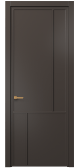 Дверь межкомнатная 8606 МАН . Цвет Матовый антрацит. Материал Гладкая эмаль. Коллекция Frame. Картинка.