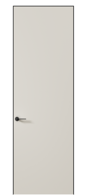 Дверь межкомнатная 0010 АКП МОС. Цвет Матовый облачно-серый. Материал Гладкая эмаль. Коллекция Planum Pro. Картинка.